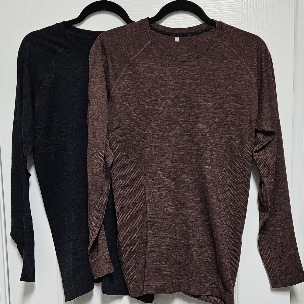 ALPHALETE Hero Seamless Long Sleeve Shirt Bundle. - Picture 1 of 7